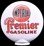 Imperial Premier Gasoline OPE Milk Glass Globe