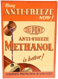 Buy Dupont Anti-Freeze Now! w/Radiator Cardboard Sign