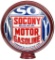 Socony Motor Gasoline Milk Glass 15