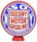 Socony Motor Gasoline Milk Glass 15