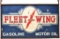 Fleet Wind w/Bird Logo Gasoline Motor Oil Porcelain Sign