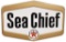 Texaco Sea Chief Metal Pump Sign