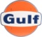 Gulf w/Wings (small) Metal Sign