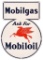 Mobilgas Mobiloil w/Pegasus Metal Sign