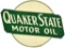 Quaker State Motor Oil Metal Paddle Sign