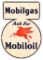 Mobilgas Mobiloil w/Pegasus Metal Sign