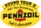 Pennzoil w/Red Bell Sound Your Z Metal Sign