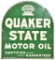 Quaker State Motor Oil w/Logo Metal Sign