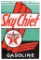 Texaco (white-T) Sky Chief Gasoline (large) Porcelain Sign