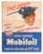 Fresh Summer Mobiloil w/Can & Attendant Graphics Poster