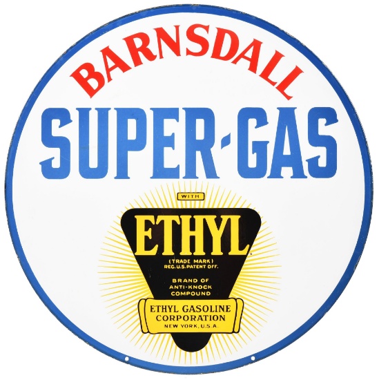 Barnsdall Super-Gas Ethyl Curb Sign