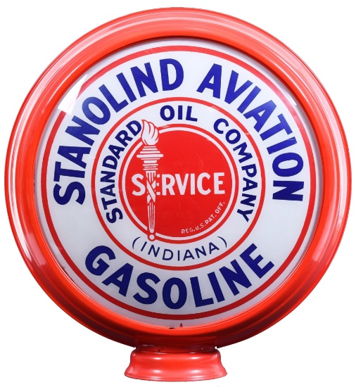 Standolind Aviation Gasoline w/Standard Logo 16.5" Lenses