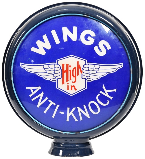 Wings High in Anti-Knock 15"D. Single Globe Lens