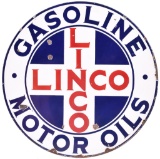 Linco Gasoline Motor Oil Porcelain Sign