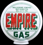 Empire Gas OPB Milk Glass Globe