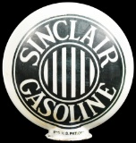 Sinclair Gasoline w/Stripe OPB Milk Glass Globe