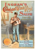 Ingram's Carbolated Witch Hazel Salve Celluloid Sign