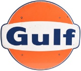 Gulf w/Wings (small) Metal Sign