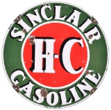 Sinclair H-C Gasoline Porcelain Sign