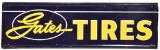 Gates Tires Metal Sign