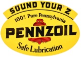 Pennzoil w/Red Bell Sound Your Z Metal Sign