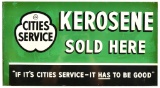 Cities Service Kerosene Sold Here Flange Sign