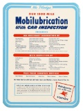 Mobilubrication With Car Inspection Sign