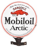 Gargoyle Mobiloil Arctic Porcelain Paddle Sign