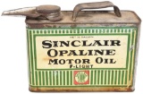 Sinclair Opaline Motor Oil Half-Gallon Flat Metal Can