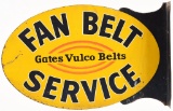 Gates Vulco Belts Fan Belt Service Metal Sign