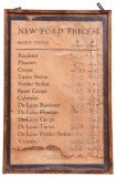 New Ford Prices (Model A) Framed Paper Poster