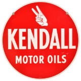 Kendall Motor Oils w/Logo Metal Sign