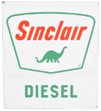 Sinclair Diesel w/Dino Porcelain Pump Sign