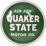 Ask for Quaker State Motor Oil Metal Sign