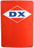 D-X (gas) Porcelain Pump Sign