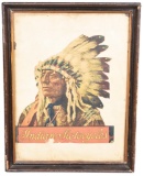 Indian Motorcycle Cutout Cardboard Sign