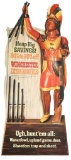 Cardboard Winchester Cigar Store Indian Stand Up Sign