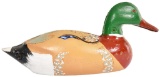 Miniature Painted Cast Iron Duck Paperweight