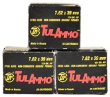 Lot Of 3 Boxes Of 7.62X39mm Ammo