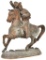 Antique Buffalo Bill Cast Metal Statue