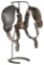 Silver Overlayed Iron Spurs