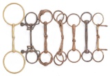 Lot Of 7 Snaffle And Driving Bits