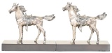 Silver Horse Paperweights