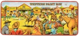 Vintage Western Paint Box