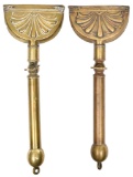 Lot Of 2 European Brass Hair Singers