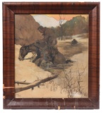 Paul Gregg Framed Painting