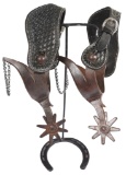 Unusual Home-Made Iron Spurs