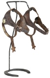 Silver Mounted Iron Spurs