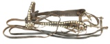 Spotted Headstall With Military Iron Bit