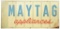 Maytag Appliances Metal Identification Sign